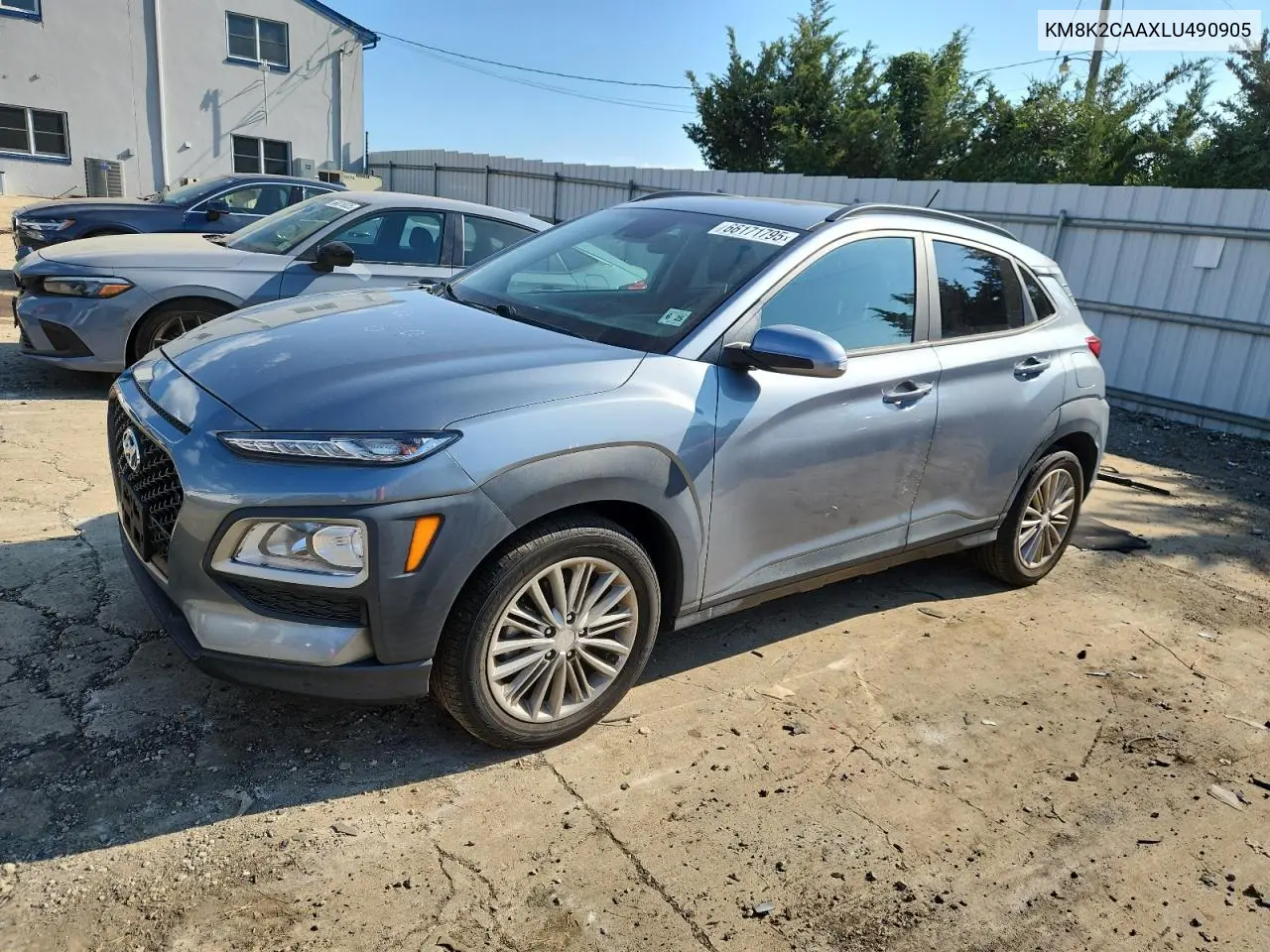 2020 Hyundai Kona Sel VIN: KM8K2CAAXLU490905 Lot: 66171795