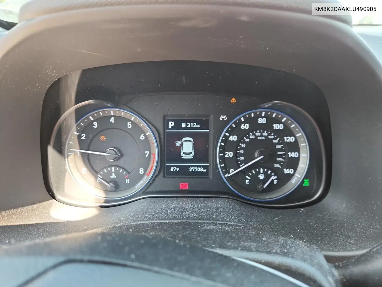 2020 Hyundai Kona Sel VIN: KM8K2CAAXLU490905 Lot: 66171795