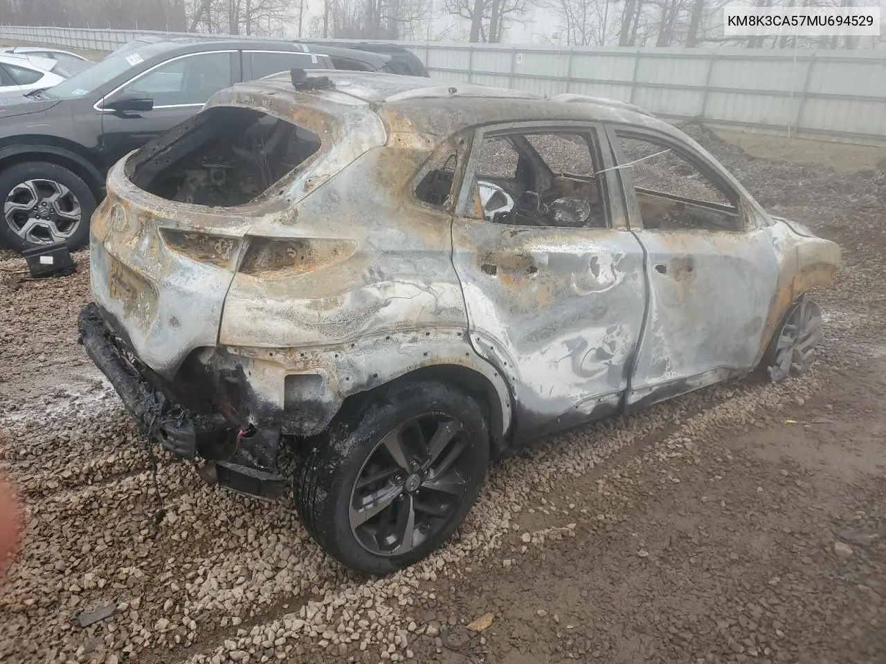 2021 Hyundai Kona Limited VIN: KM8K3CA57MU694529 Lot: 51424605
