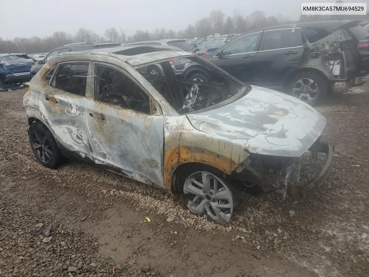 2021 Hyundai Kona Limited VIN: KM8K3CA57MU694529 Lot: 51424605