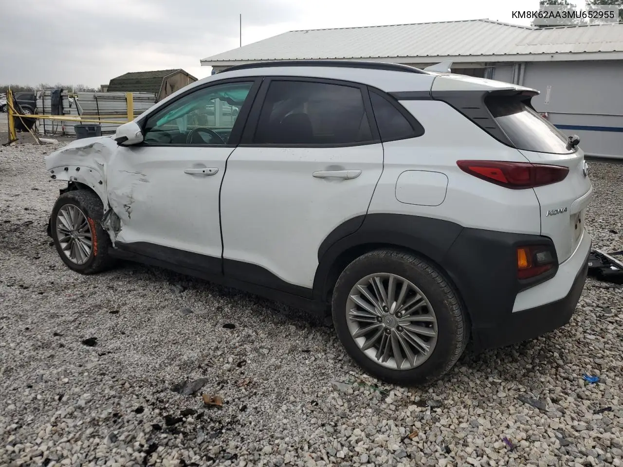 2021 Hyundai Kona Sel Plus VIN: KM8K62AA3MU652955 Lot: 51625895