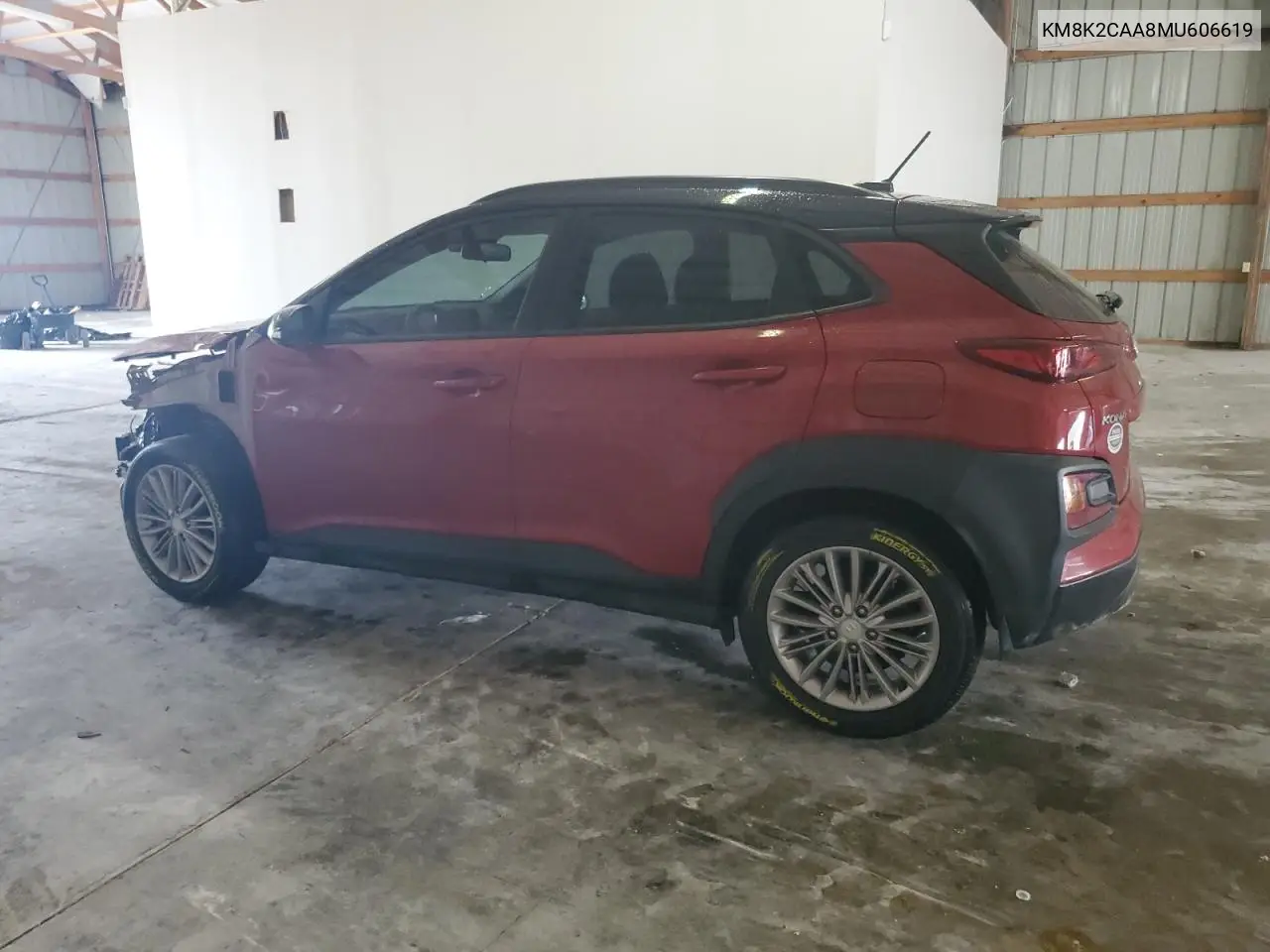 2021 Hyundai Kona Sel VIN: KM8K2CAA8MU606619 Lot: 51841705