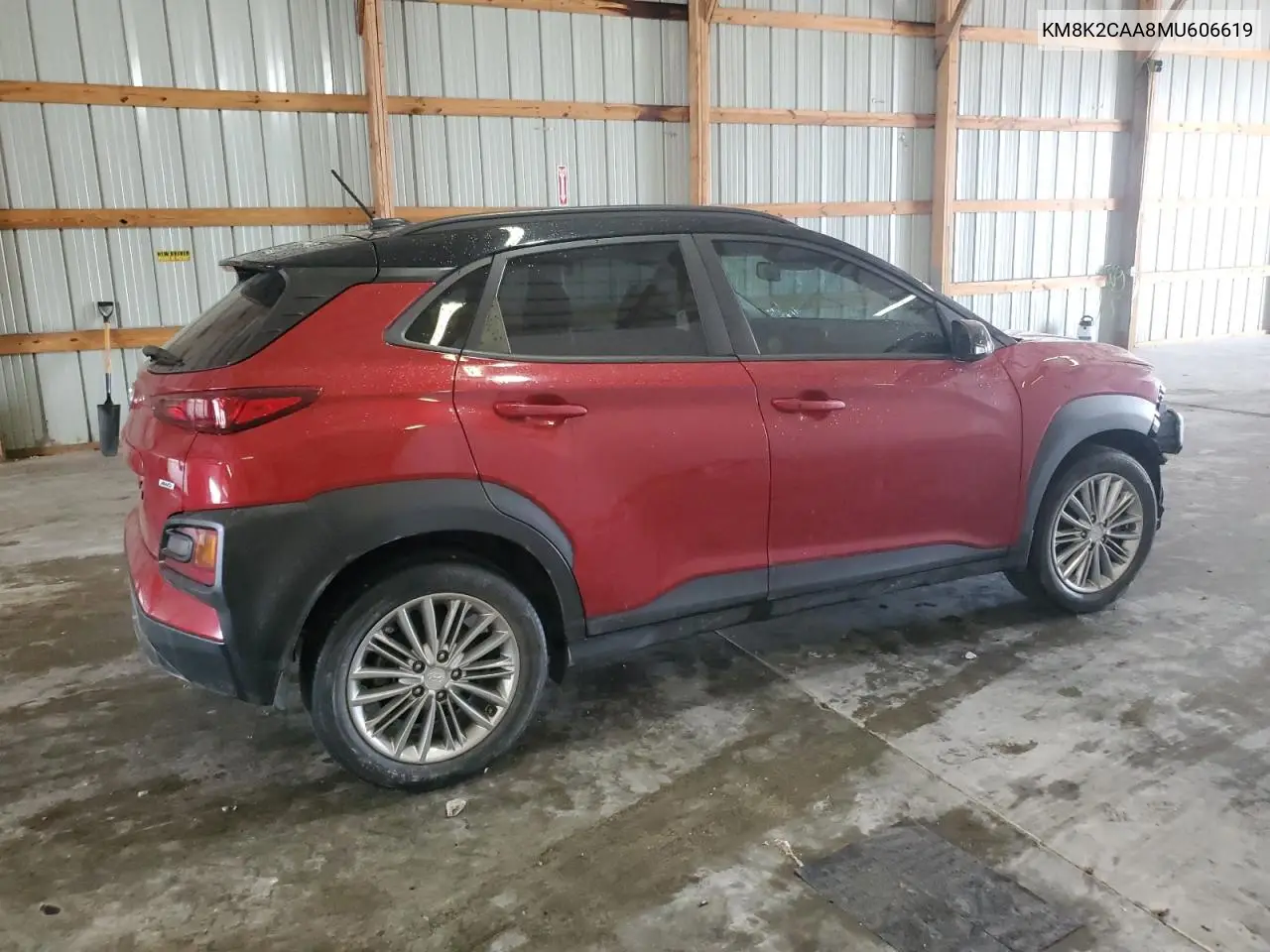 2021 Hyundai Kona Sel VIN: KM8K2CAA8MU606619 Lot: 51841705