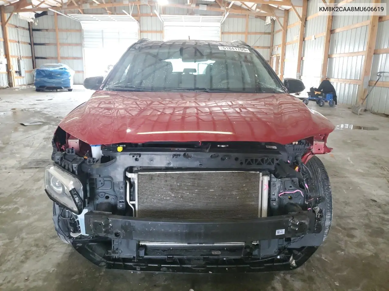 2021 Hyundai Kona Sel VIN: KM8K2CAA8MU606619 Lot: 51841705