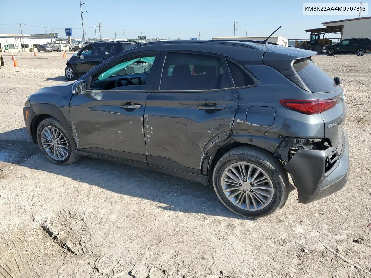 2021 Hyundai Kona Sel VIN: KM8K22AA4MU707313 Lot: 52227885
