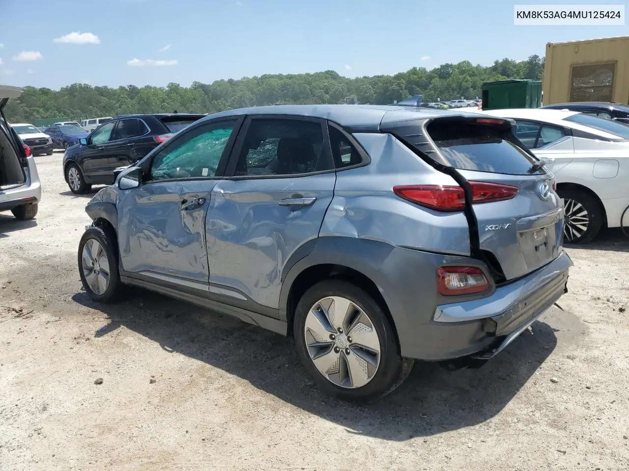 2021 Hyundai Kona Ultimate VIN: KM8K53AG4MU125424 Lot: 56070625