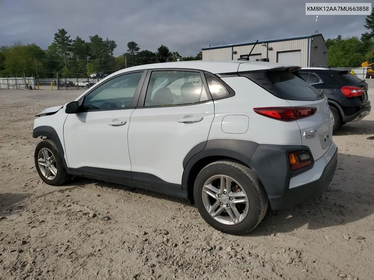 2021 Hyundai Kona Se VIN: KM8K12AA7MU663858 Lot: 56104355