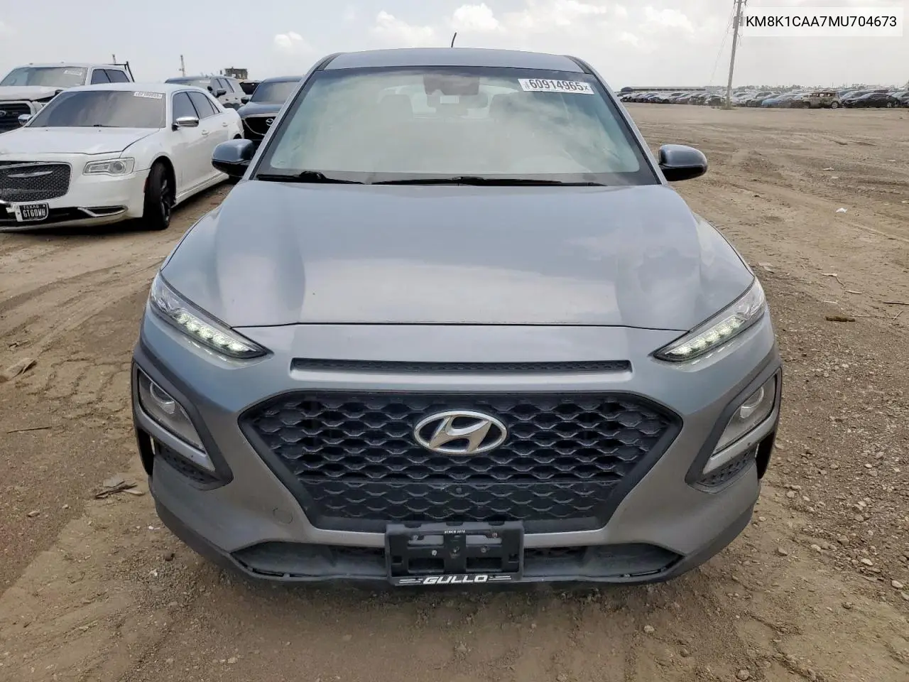 2021 Hyundai Kona Se VIN: KM8K1CAA7MU704673 Lot: 60914965