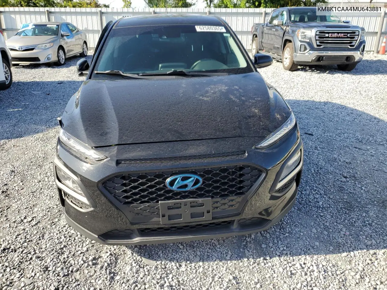 2021 Hyundai Kona Se VIN: KM8K1CAA4MU643881 Lot: 62580365