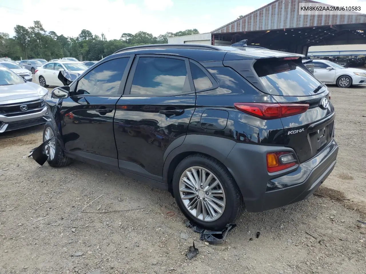 2021 Hyundai Kona Sel Plus VIN: KM8K62AA2MU610583 Lot: 62610905