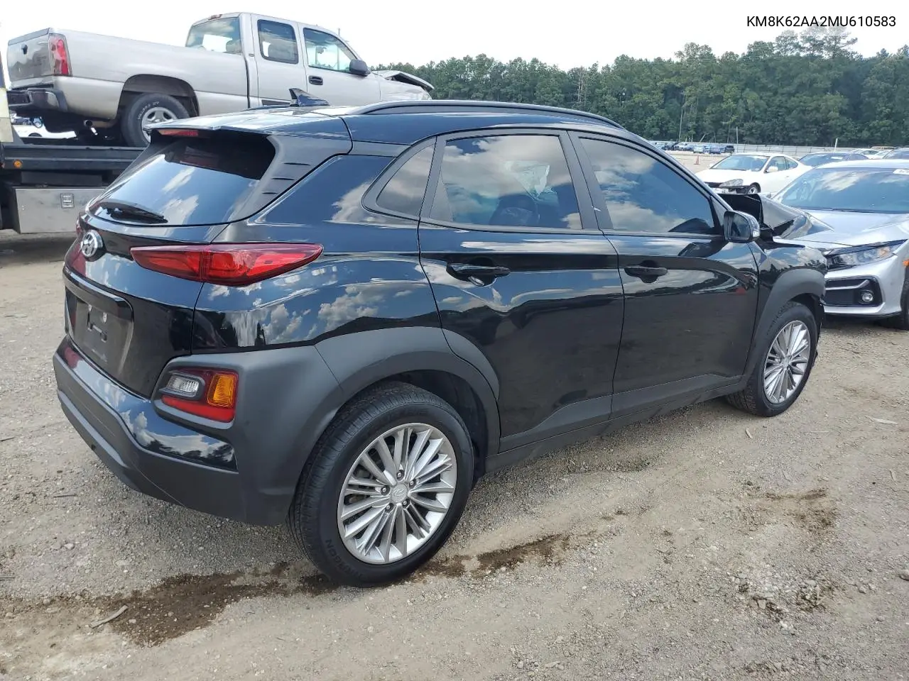 2021 Hyundai Kona Sel Plus VIN: KM8K62AA2MU610583 Lot: 62610905