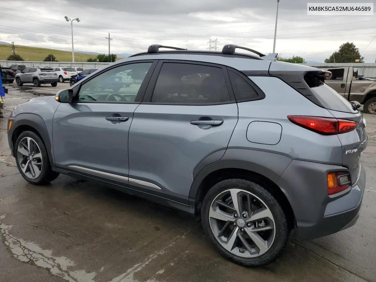 2021 Hyundai Kona Ultimate VIN: KM8K5CA52MU646589 Lot: 62785685