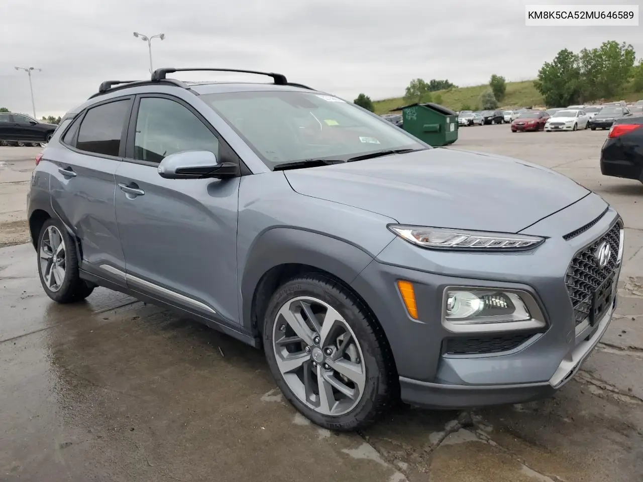 2021 Hyundai Kona Ultimate VIN: KM8K5CA52MU646589 Lot: 62785685