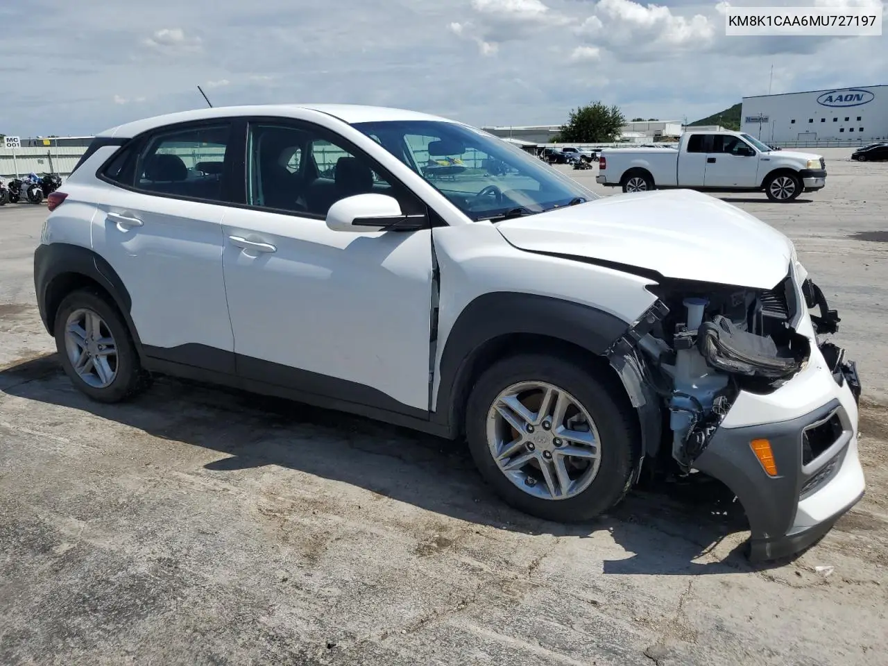 2021 Hyundai Kona Se VIN: KM8K1CAA6MU727197 Lot: 62889265