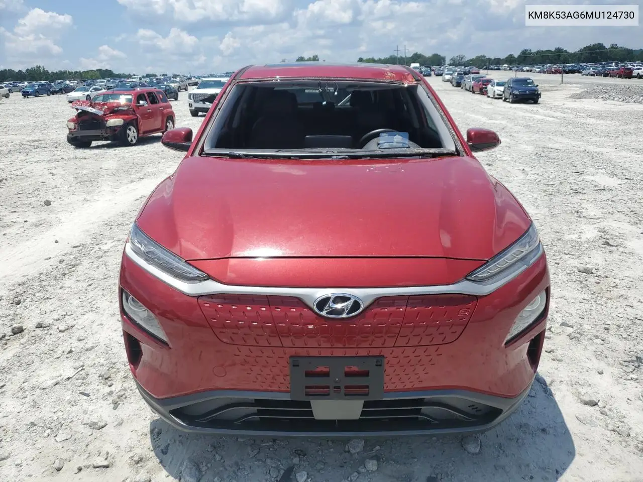 2021 Hyundai Kona Ultimate VIN: KM8K53AG6MU124730 Lot: 63114435