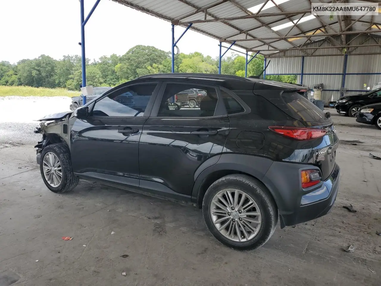 2021 Hyundai Kona Sel VIN: KM8K22AA8MU647780 Lot: 65577665