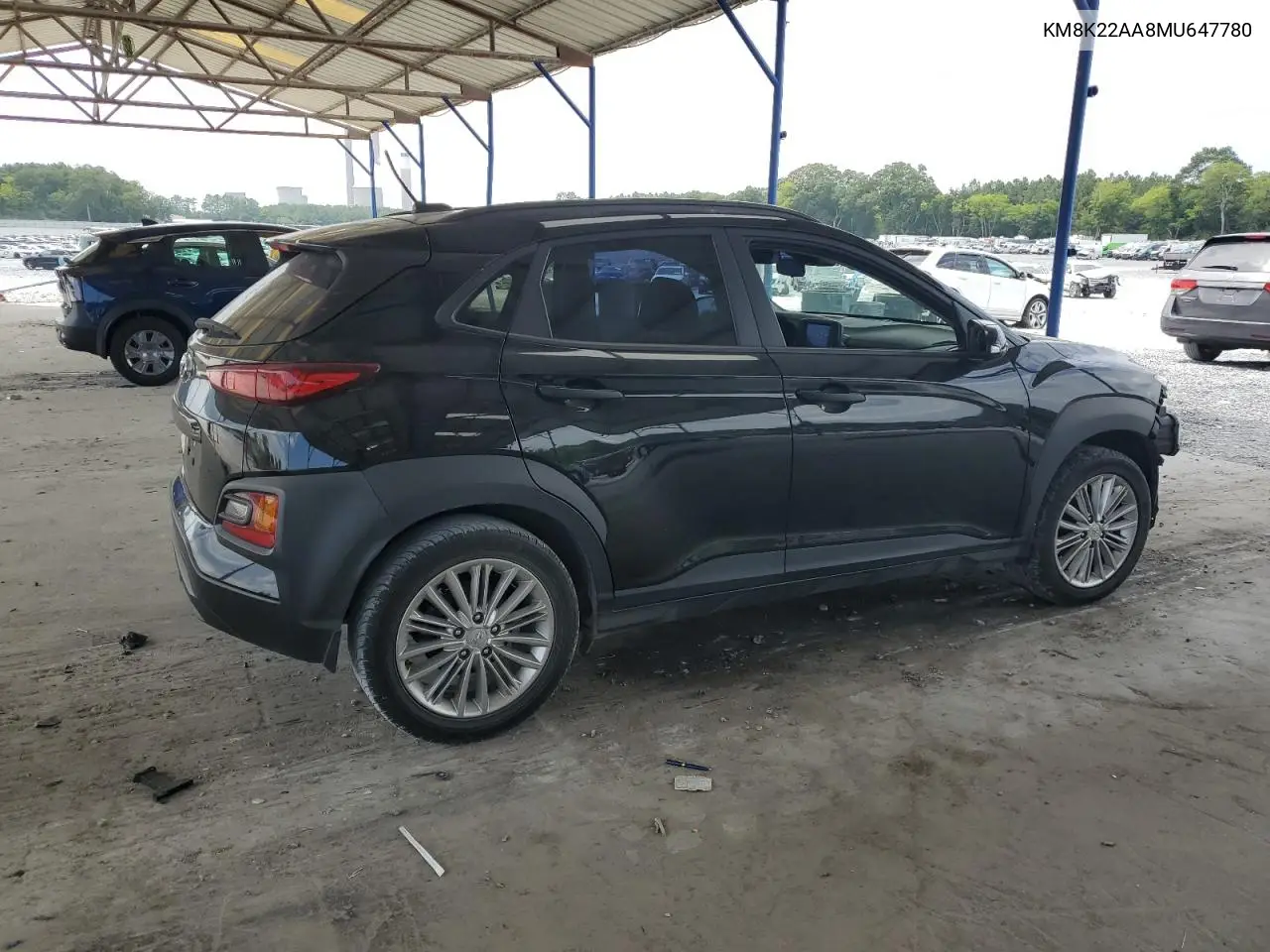 2021 Hyundai Kona Sel VIN: KM8K22AA8MU647780 Lot: 65577665
