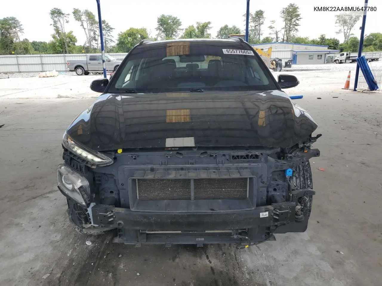 2021 Hyundai Kona Sel VIN: KM8K22AA8MU647780 Lot: 65577665