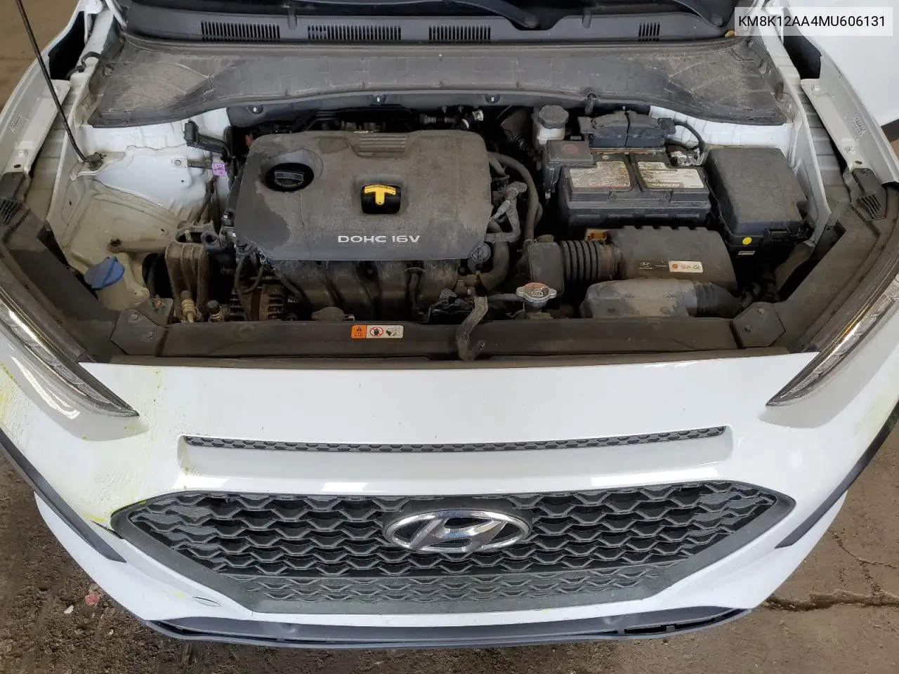 2021 Hyundai Kona Se VIN: KM8K12AA4MU606131 Lot: 65628655