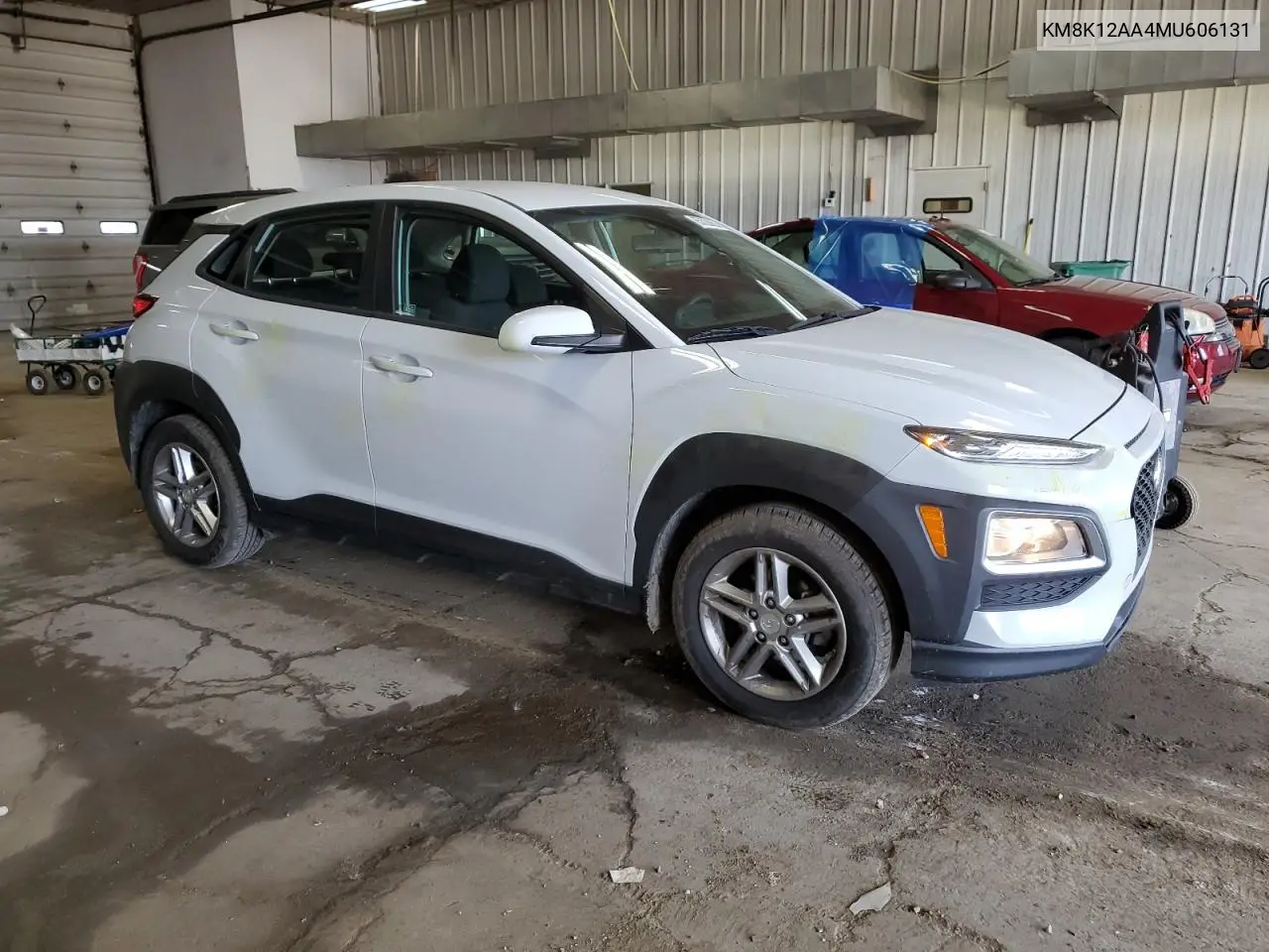 2021 Hyundai Kona Se VIN: KM8K12AA4MU606131 Lot: 65628655