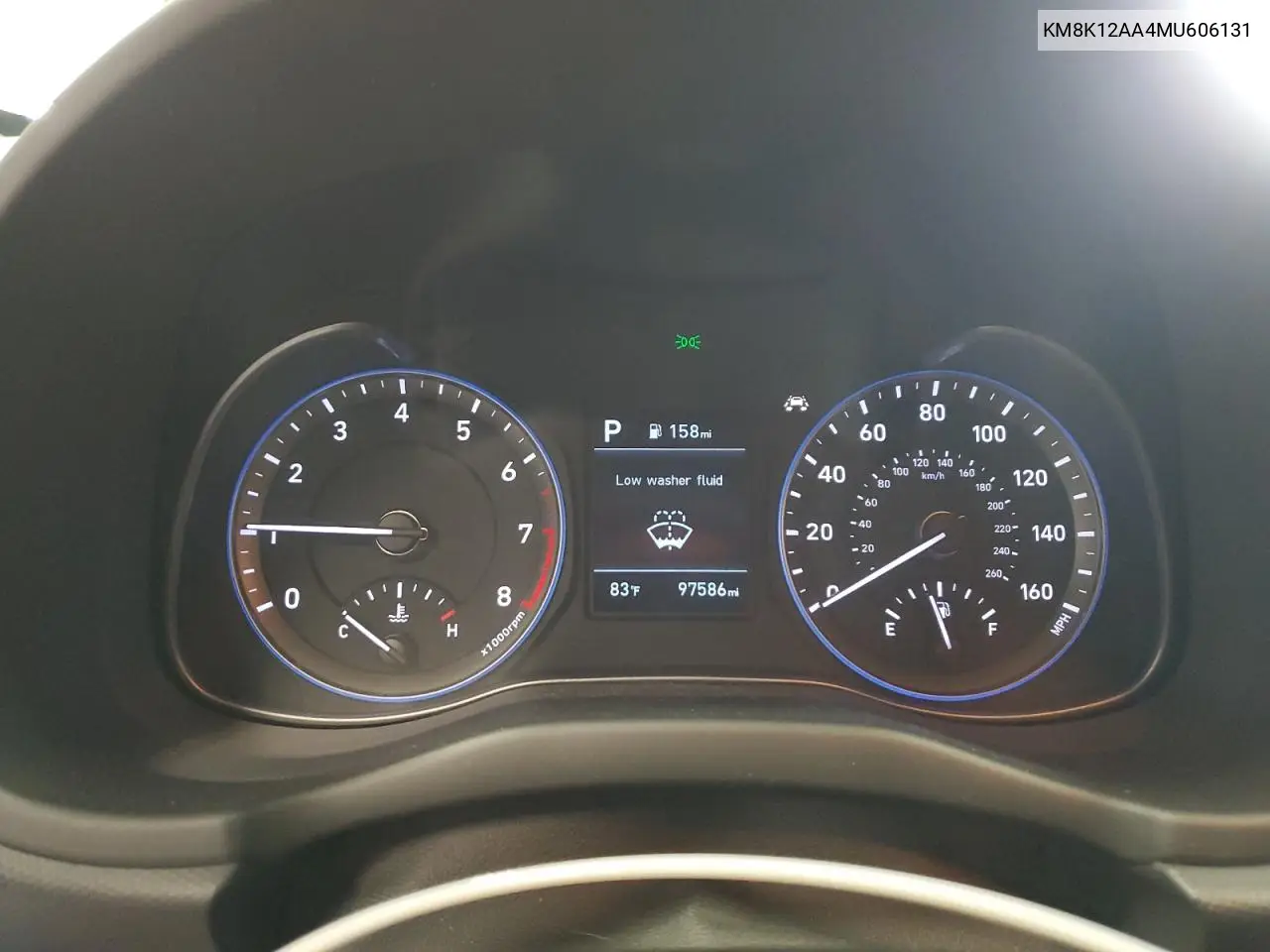 2021 Hyundai Kona Se VIN: KM8K12AA4MU606131 Lot: 65628655