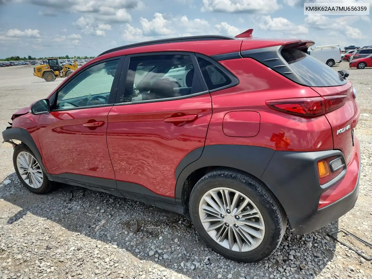 2021 Hyundai Kona Sel Plus VIN: KM8K62AA7MU656359 Lot: 65918535