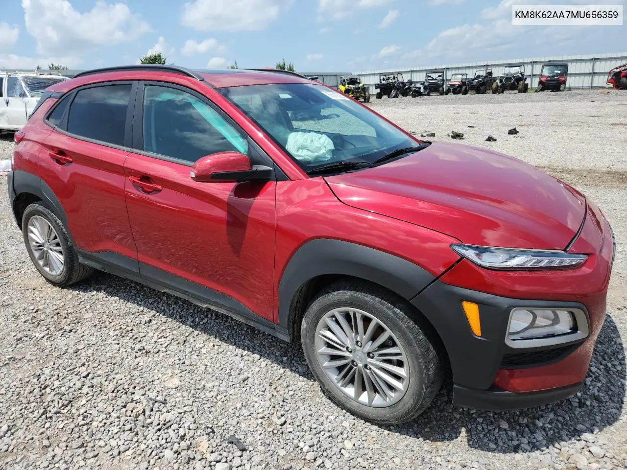 2021 Hyundai Kona Sel Plus VIN: KM8K62AA7MU656359 Lot: 65918535