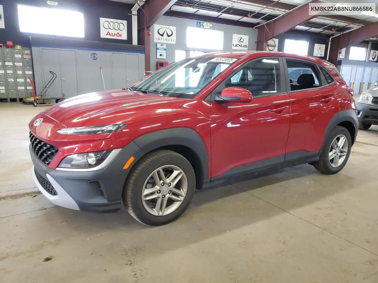 2022 Hyundai Kona Sel VIN: KM8K22AB8NU866586 Lot: 50973005