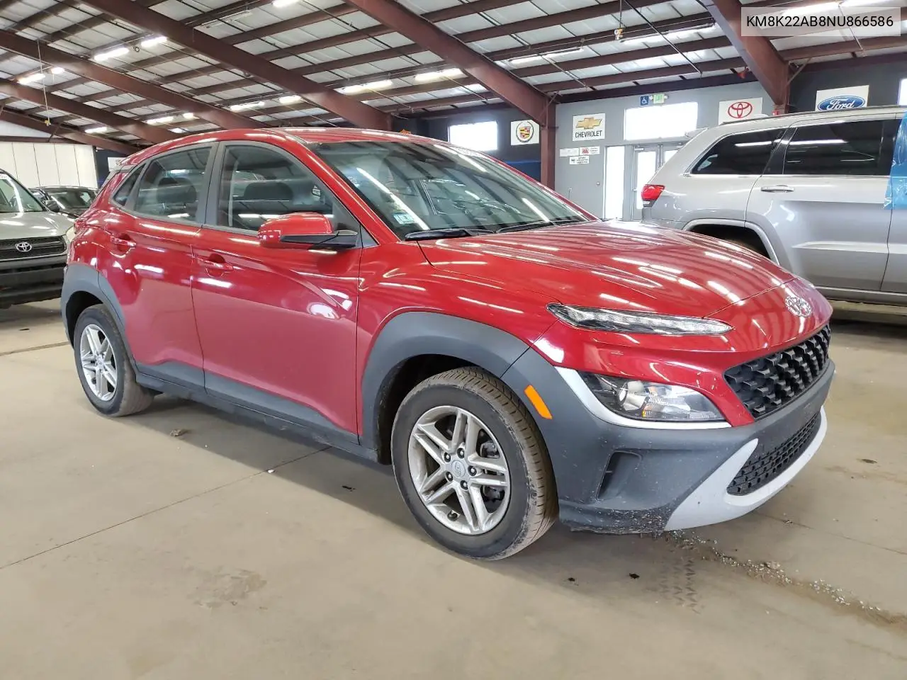 2022 Hyundai Kona Sel VIN: KM8K22AB8NU866586 Lot: 50973005