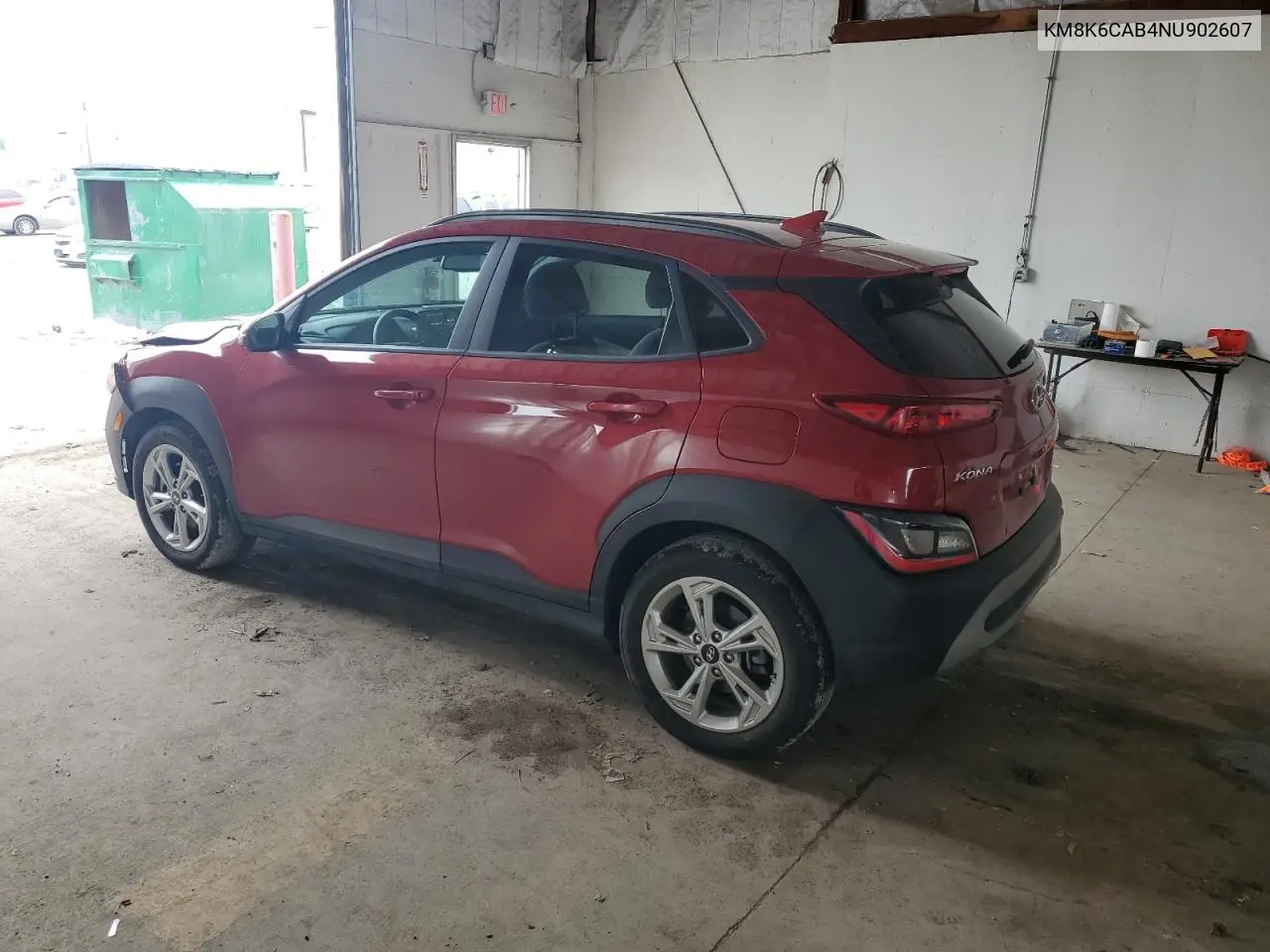 2022 Hyundai Kona Sel VIN: KM8K6CAB4NU902607 Lot: 56800655