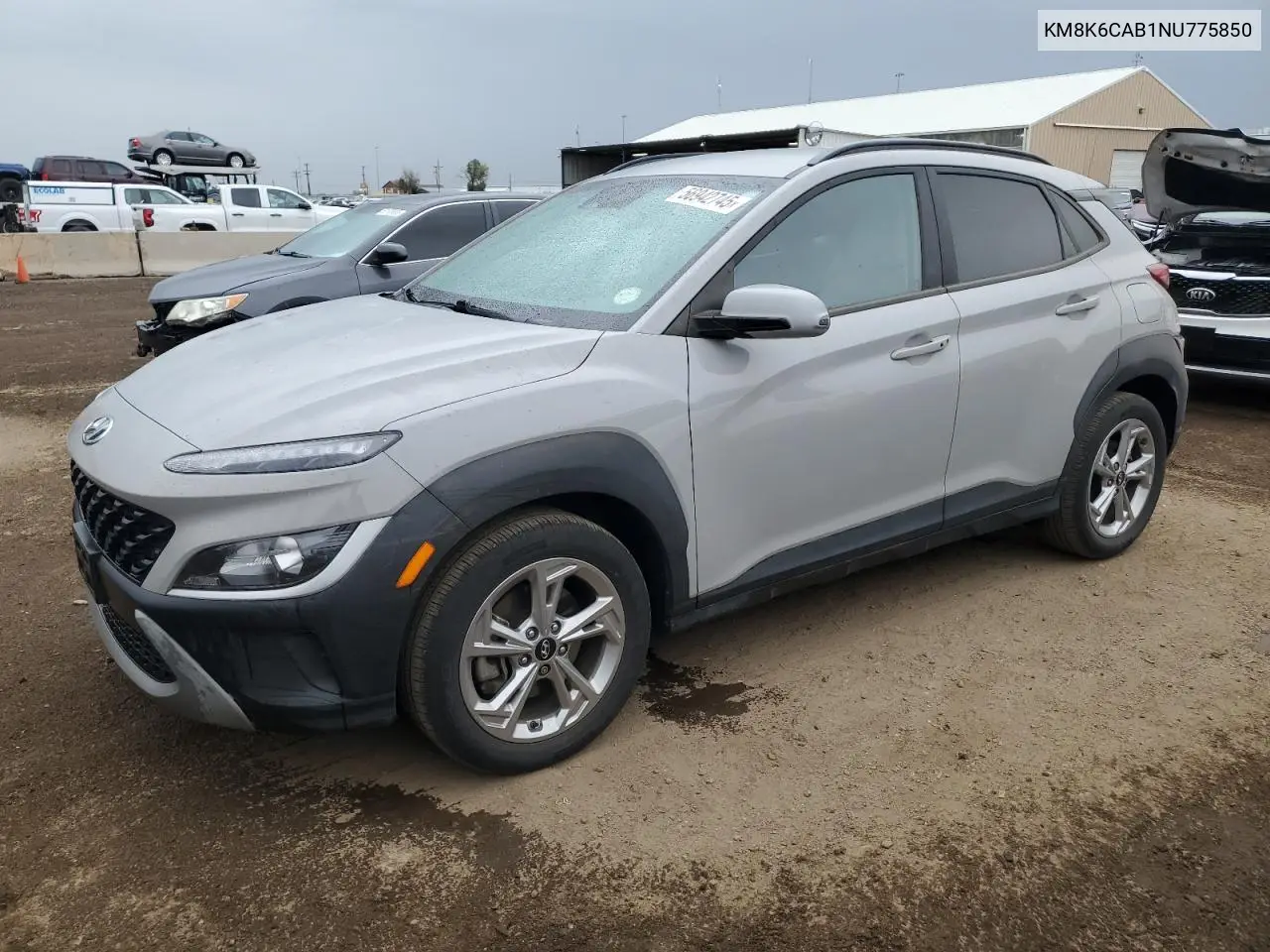 2022 Hyundai Kona Sel VIN: KM8K6CAB1NU775850 Lot: 56942745