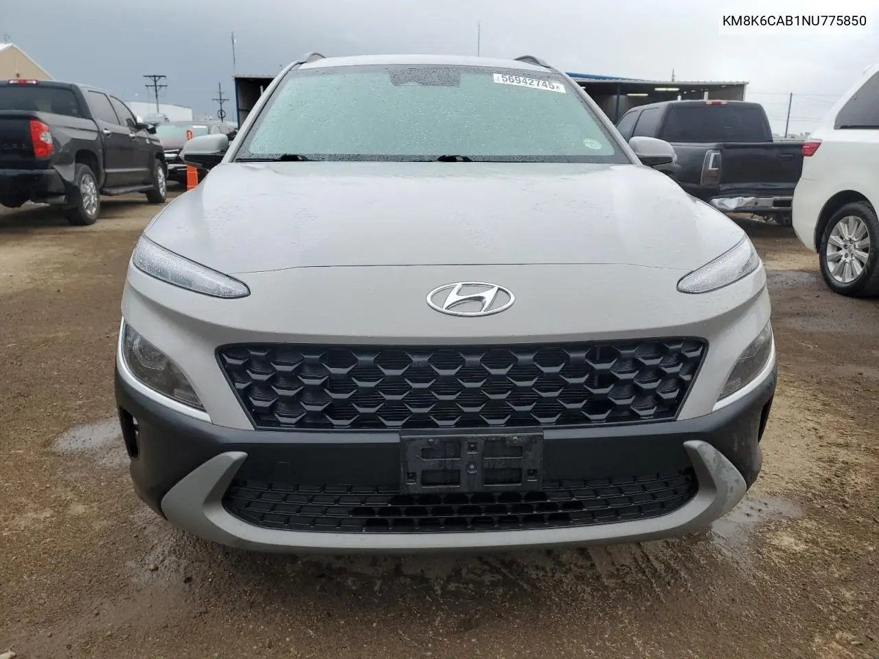 2022 Hyundai Kona Sel VIN: KM8K6CAB1NU775850 Lot: 56942745