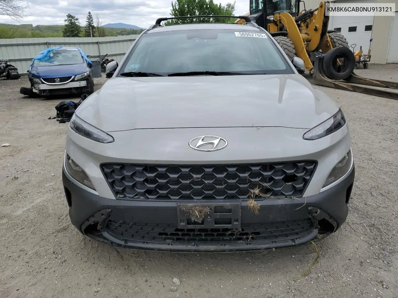 2022 Hyundai Kona Sel VIN: KM8K6CAB0NU913121 Lot: 56962765