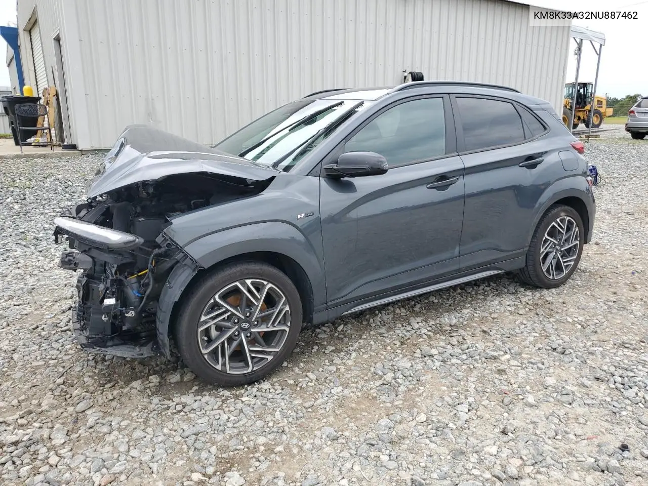 2022 Hyundai Kona N Line VIN: KM8K33A32NU887462 Lot: 58617665