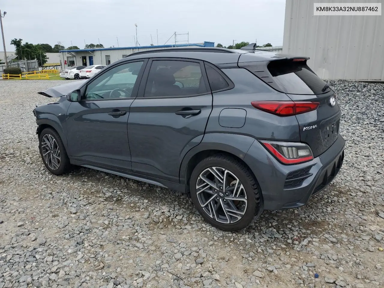 2022 Hyundai Kona N Line VIN: KM8K33A32NU887462 Lot: 58617665