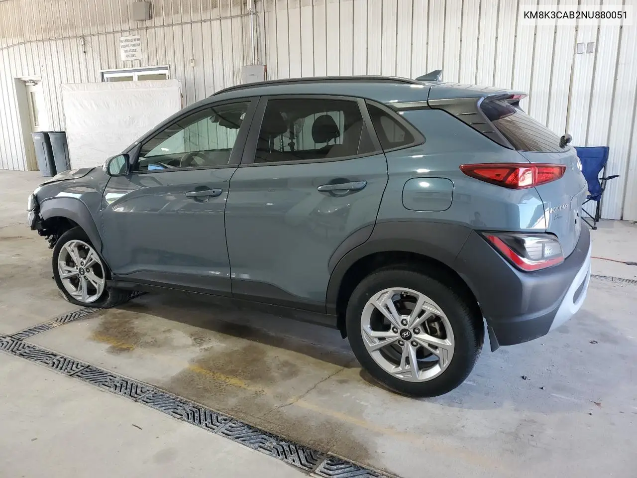 2022 Hyundai Kona Sel VIN: KM8K3CAB2NU880051 Lot: 62004815