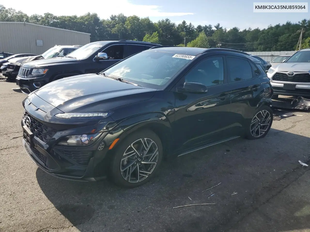 2022 Hyundai Kona N Line VIN: KM8K3CA35NU859364 Lot: 62280655
