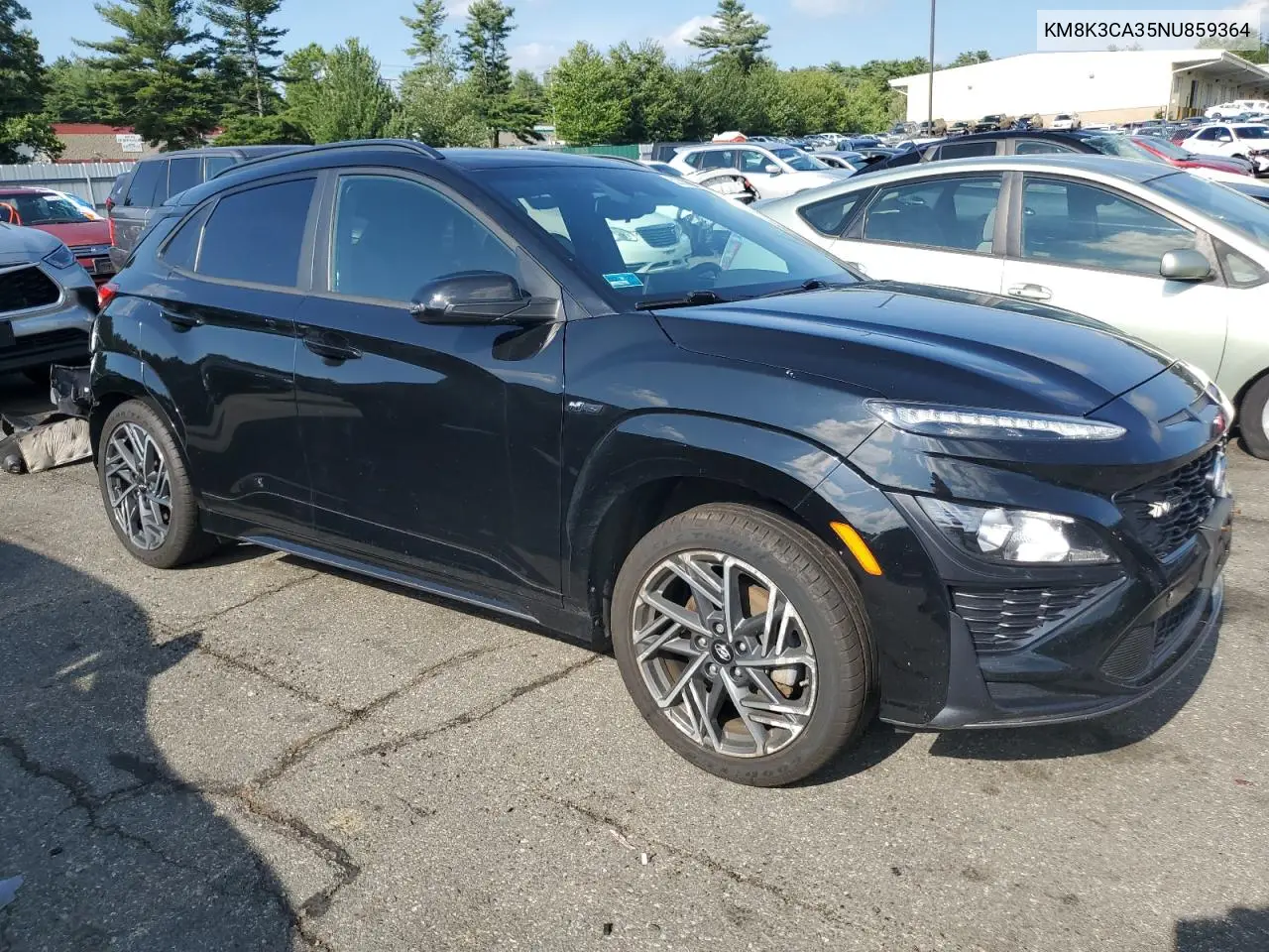 2022 Hyundai Kona N Line VIN: KM8K3CA35NU859364 Lot: 62280655