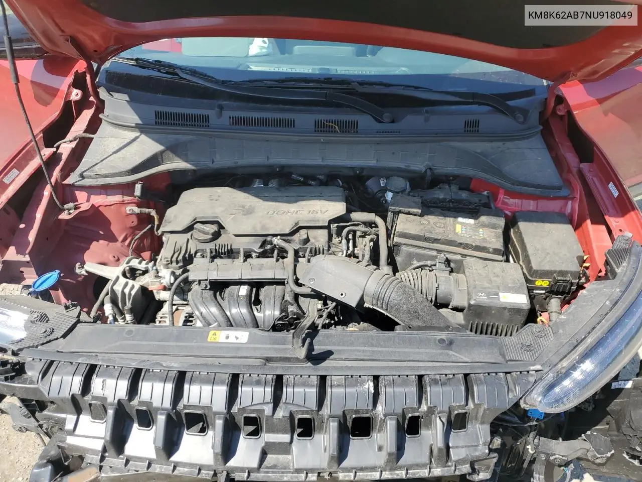 2022 Hyundai Kona Sel VIN: KM8K62AB7NU918049 Lot: 62284775