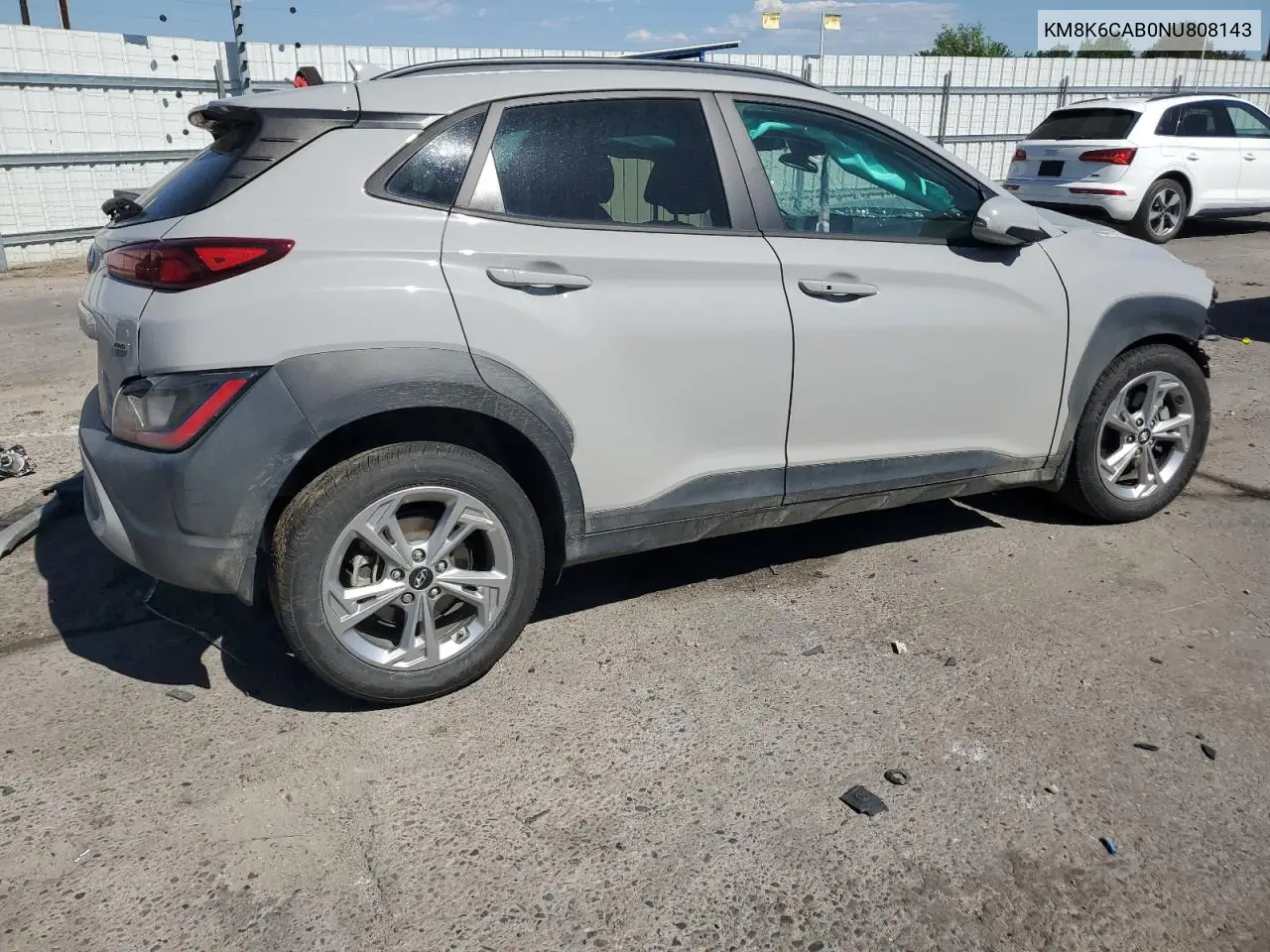 2022 Hyundai Kona Sel VIN: KM8K6CAB0NU808143 Lot: 62771295