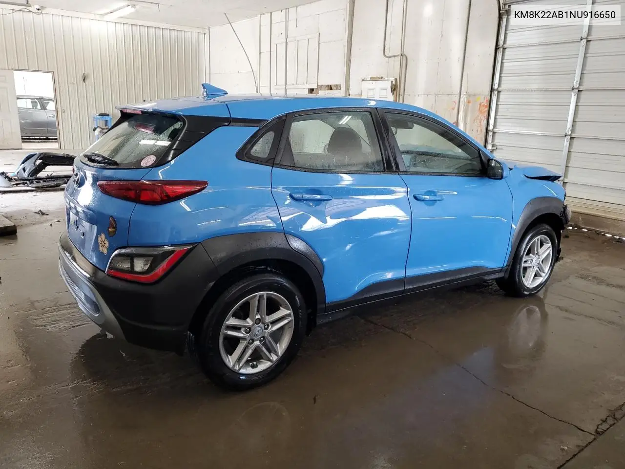 2022 Hyundai Kona Sel VIN: KM8K22AB1NU916650 Lot: 62870465