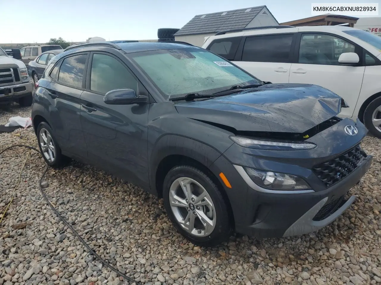 2022 Hyundai Kona Sel VIN: KM8K6CABXNU828934 Lot: 62894835