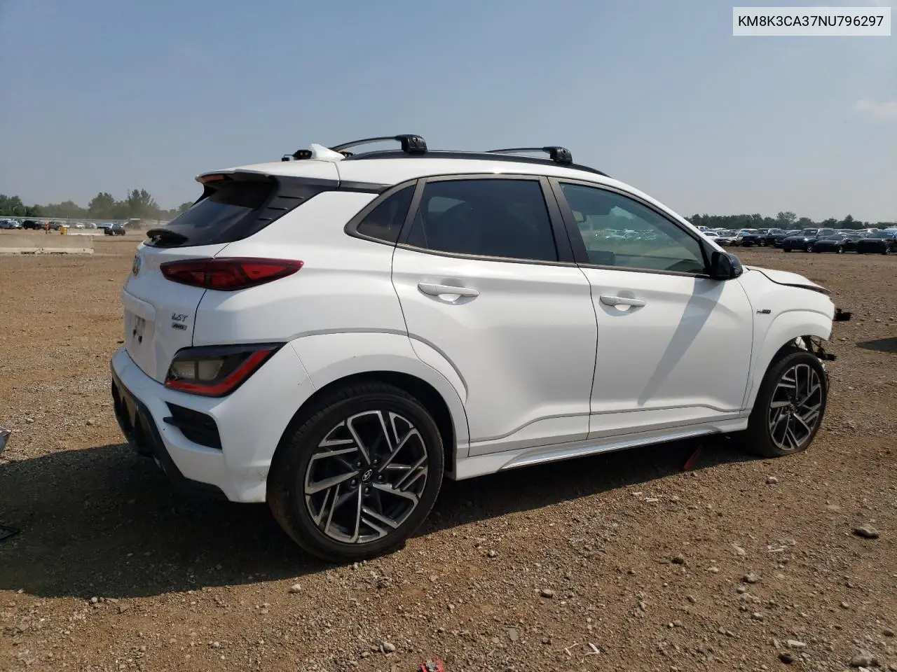 2022 Hyundai Kona N Line VIN: KM8K3CA37NU796297 Lot: 65369345