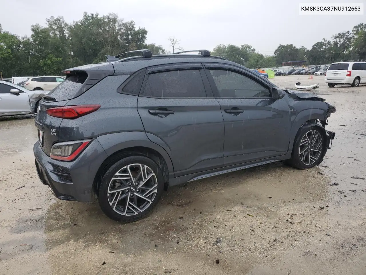 2022 Hyundai Kona N Line VIN: KM8K3CA37NU912663 Lot: 65657065