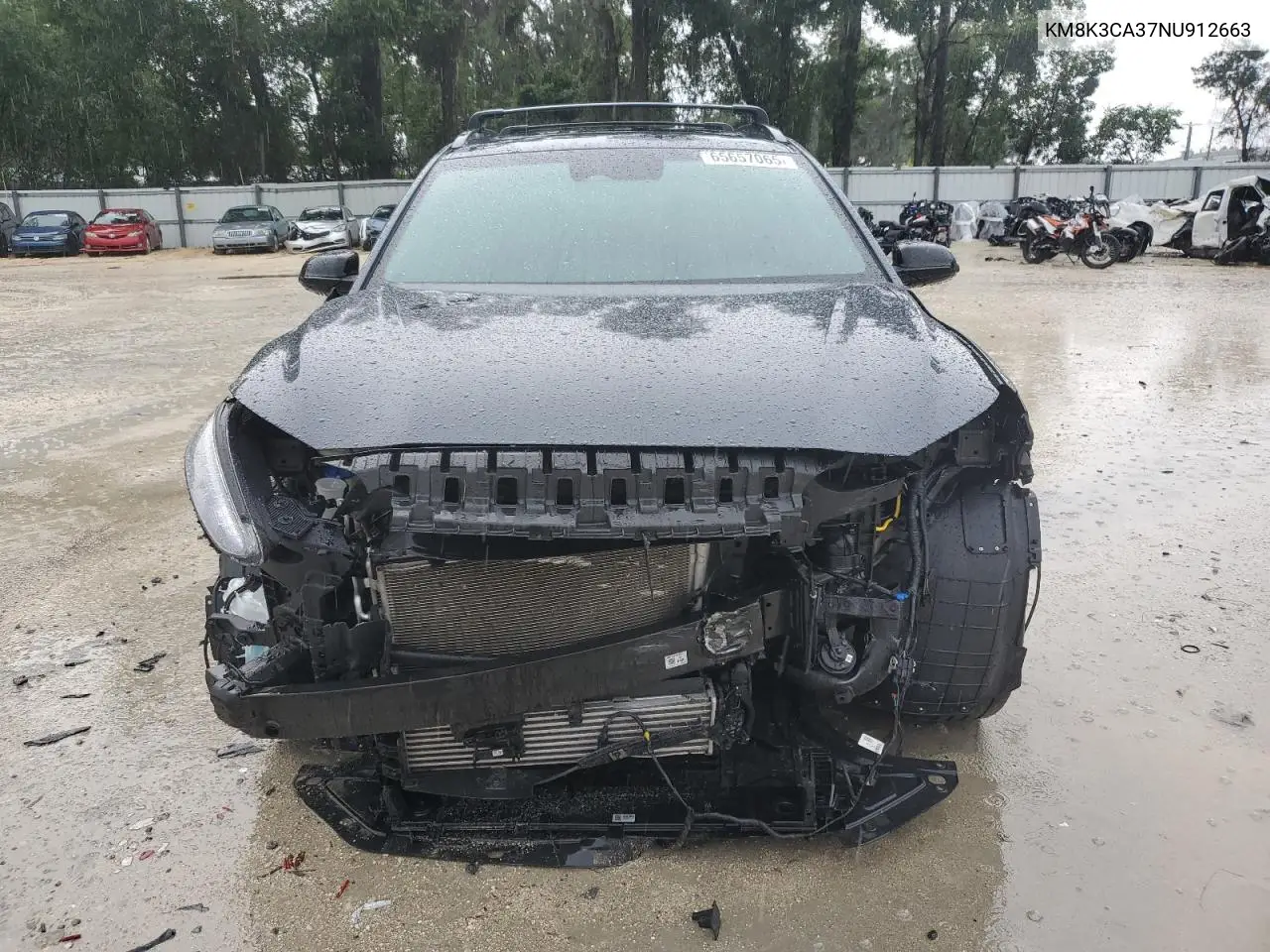 2022 Hyundai Kona N Line VIN: KM8K3CA37NU912663 Lot: 65657065