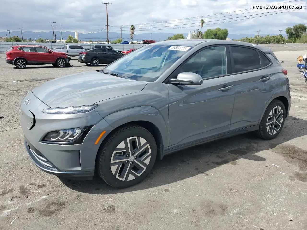 2023 Hyundai Kona Limited VIN: KM8K53AG5PU167623 Lot: 56881235
