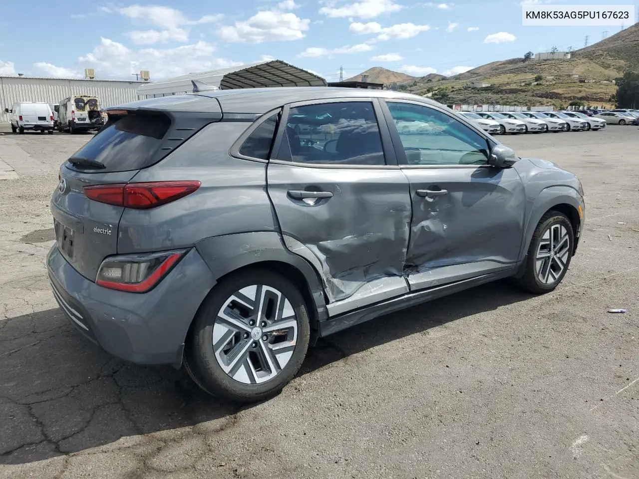 2023 Hyundai Kona Limited VIN: KM8K53AG5PU167623 Lot: 56881235