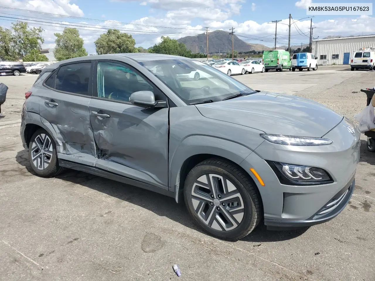 2023 Hyundai Kona Limited VIN: KM8K53AG5PU167623 Lot: 56881235