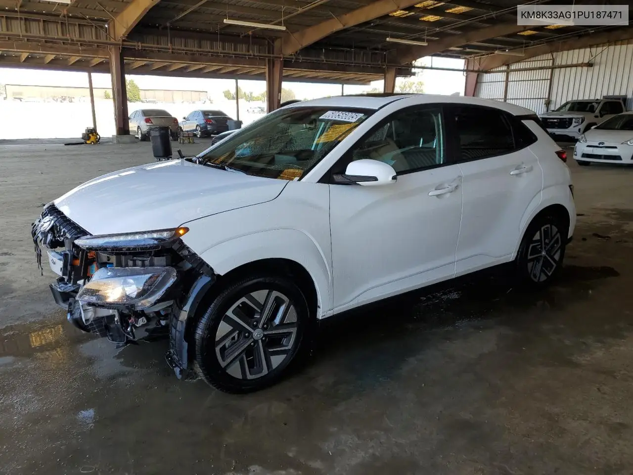 2023 Hyundai Kona Sel VIN: KM8K33AG1PU187471 Lot: 60856005