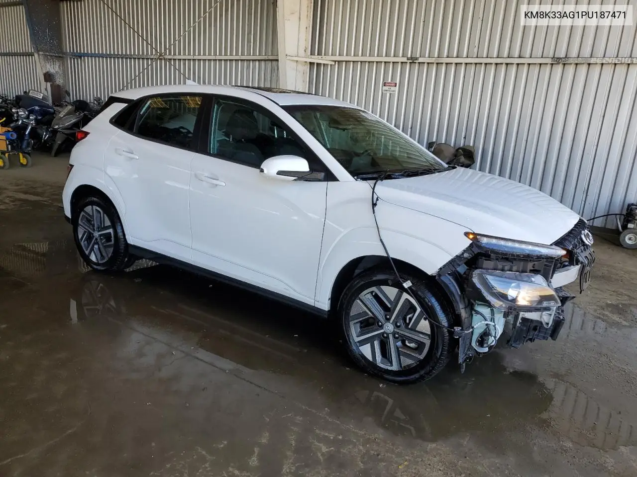 2023 Hyundai Kona Sel VIN: KM8K33AG1PU187471 Lot: 60856005